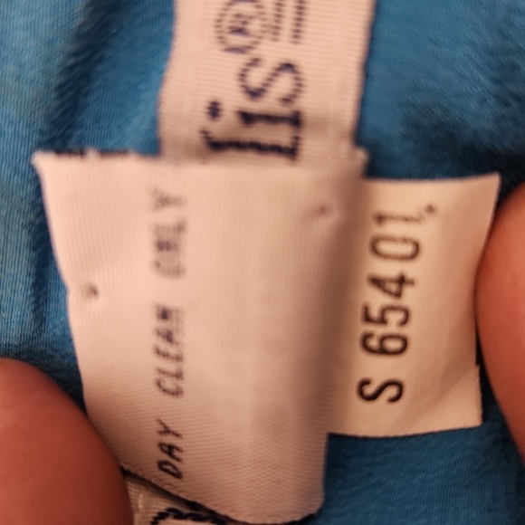 Silk tailored fitted vibrant blue button-down blazer casual or office Quality - Picture 5 of 8